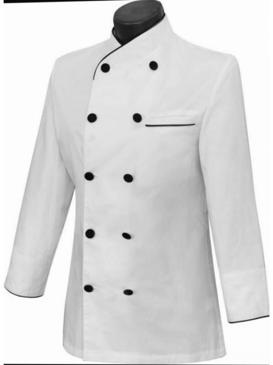 844-2 Giacca Donna M/L Nera Con Bordi Ne