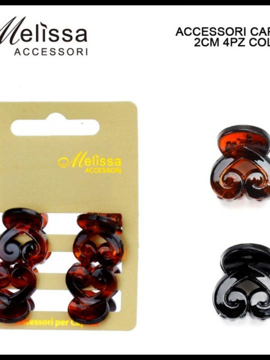 Mollettine Capelli 2Cm 4Pz Ass