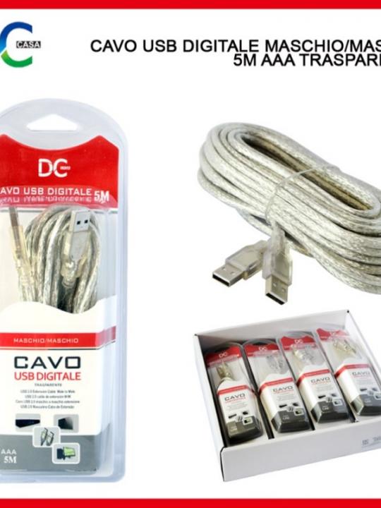 Cavo Usb Digital Maschio-Maschio 5M Aaa