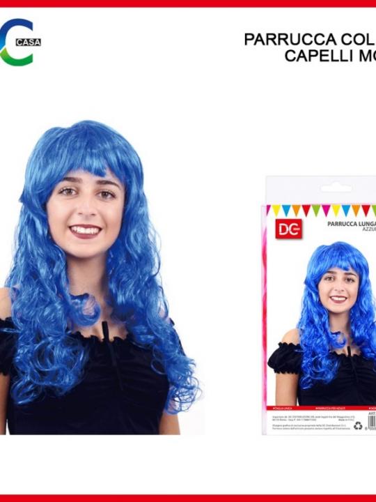 Parrucca Capelli Mossi Col.Blu