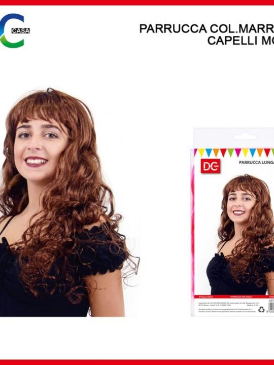 Parrucca Capelli Mossi Col.Marrone