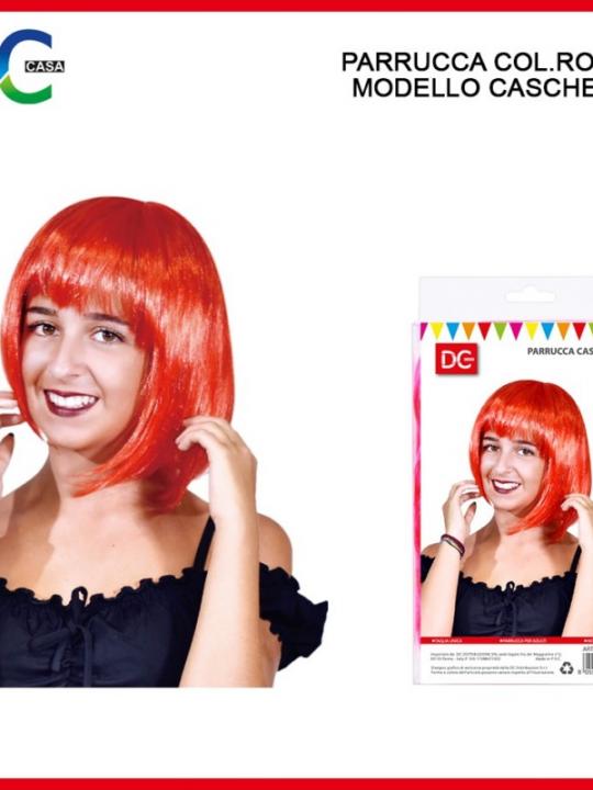 Parrucca Modello Caschetto Col.Rosso