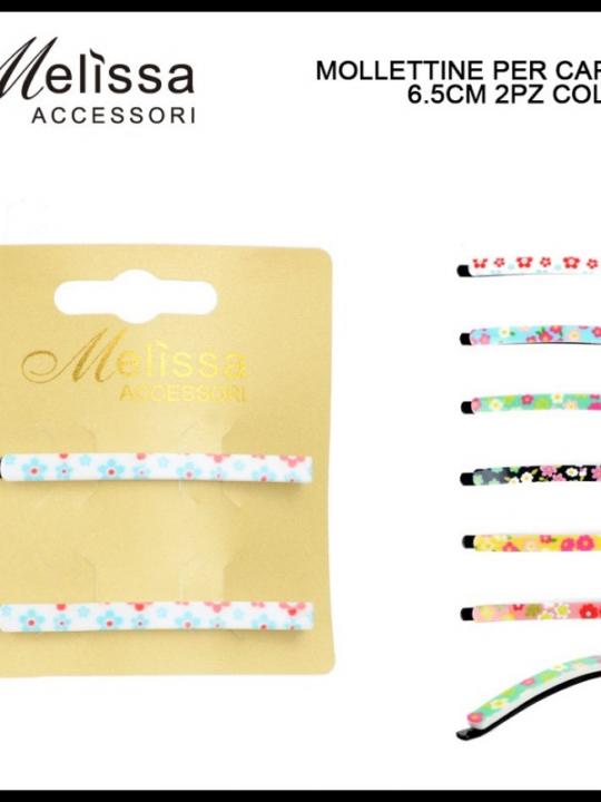 Mollettine Per Capelli 6,5Cm 2Pz Ass