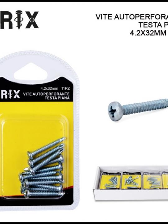 Vite Autoperforante Testa Piana 4.2X32Mm