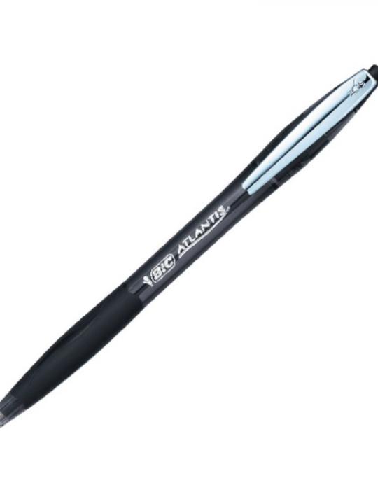 Bic Penna A Scatto Atlantis Soft 1Mm Ner
