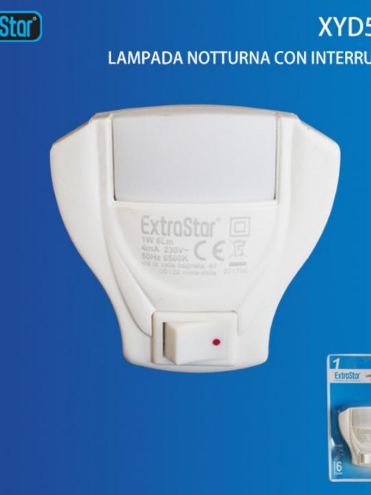 Lampada Notturana A Led 1W 6500K 6Lm Qta