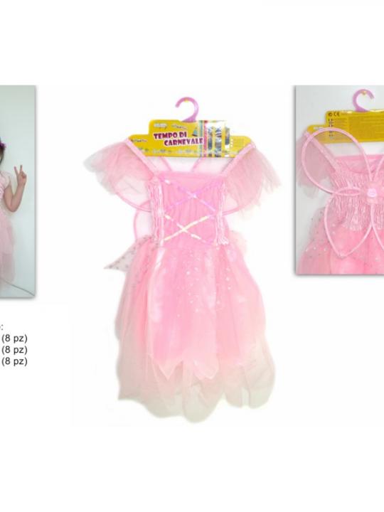 Vestito Fatina Rosa 3Mis. 3-4/5-6/7-9Ann