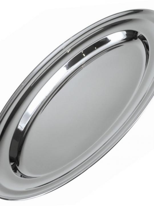 Vassoio Ovale Portata Cm.25 Acciaio Inox