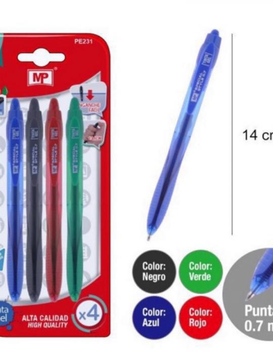 Bl. 4 Penne Gel 0.7Mm
