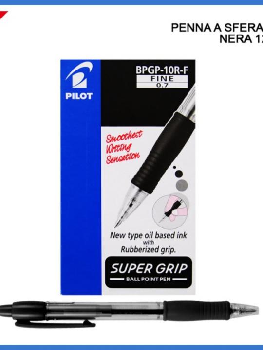 Pilot Penna Sfera Supergrip Fine 0.7 Ner