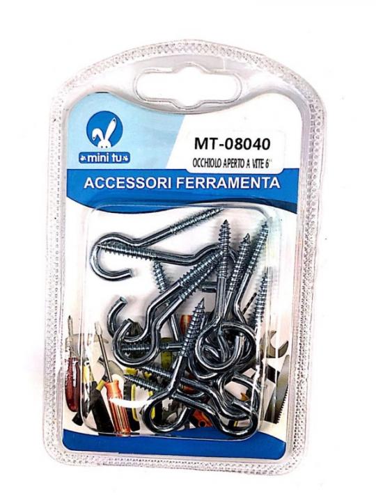 Occhiolo Aperto A Vite 6  13Pz\-Ky-1574