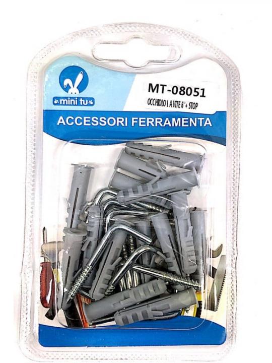 Occhiolo L A Vite 6  + Stop12+12Pz\-Ky-1