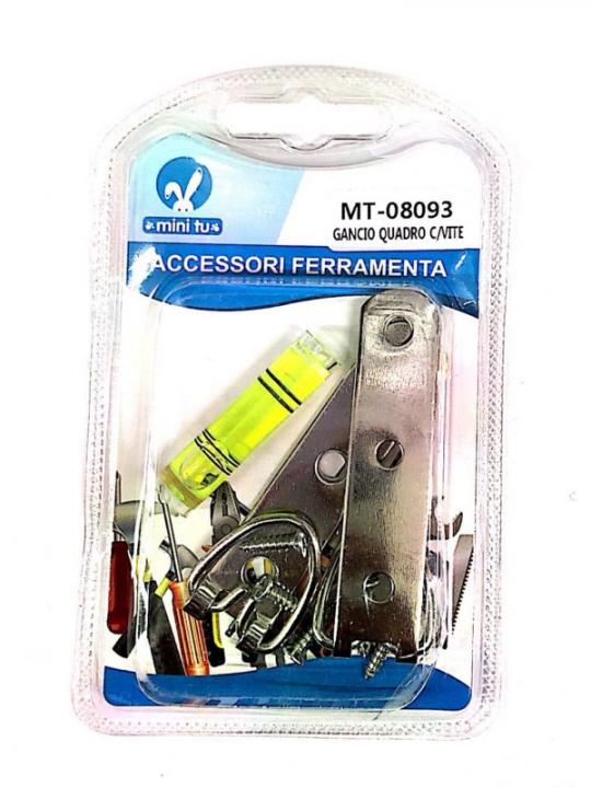 Gancio Quadro C/Vite 2+1Pz\-Ky-1627