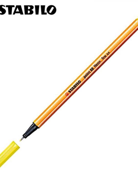 Point 88 Fineliner 88/024 Giallo Neon