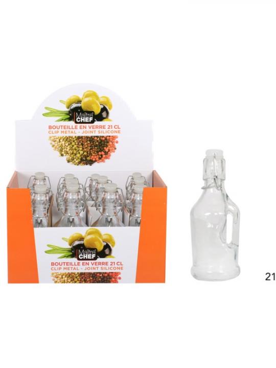 Bottiglia In Vetro/Manico 21Cl