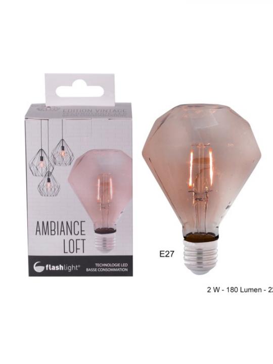Ampoule Led Diamantambree E27 2W