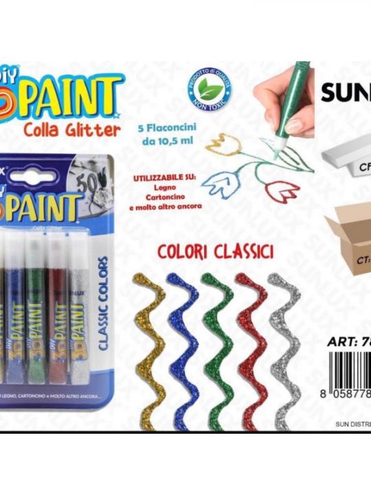 3D Paint Colla Glitter 10.5Ml