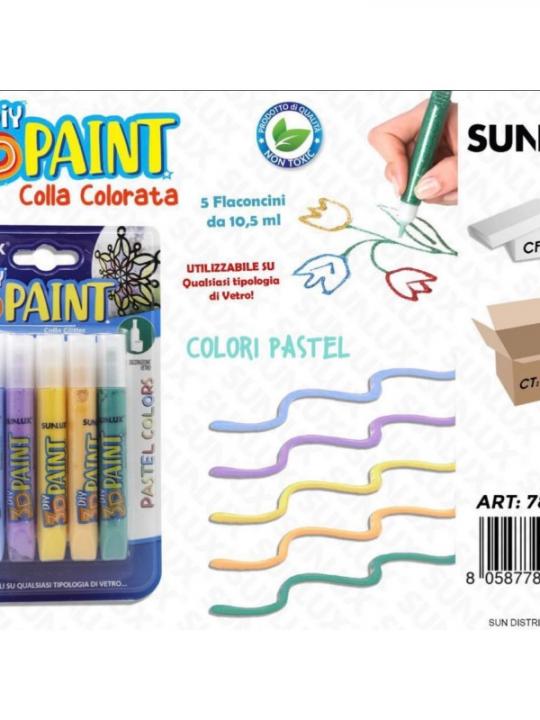 3D Paint Colla Vetro 10.5Ml