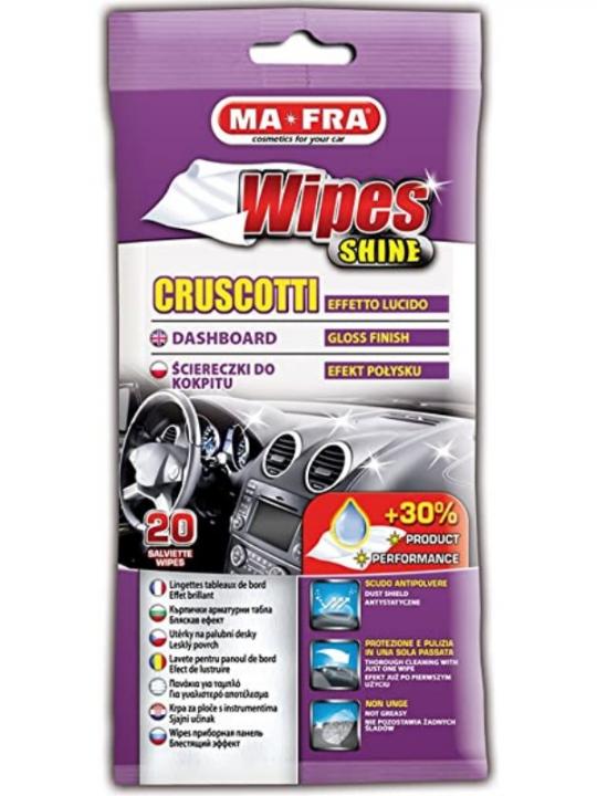 Wipes Shine Cruscotto Effetto