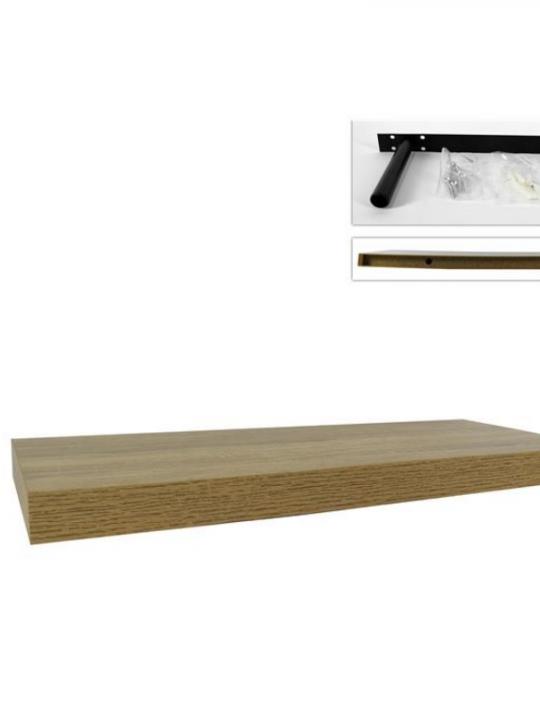 Mensola Legno 100*23.5*H3.8Cm Natural