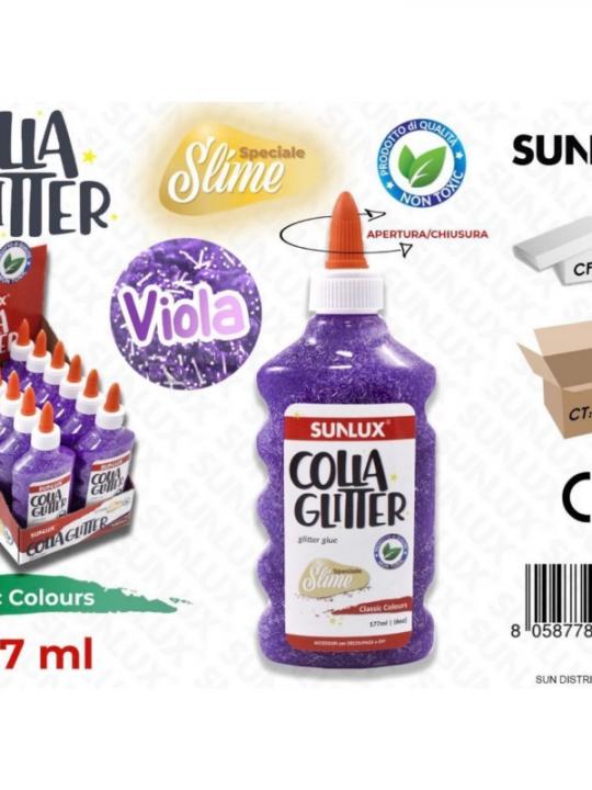 Colla Glitter Viola 177 Ml