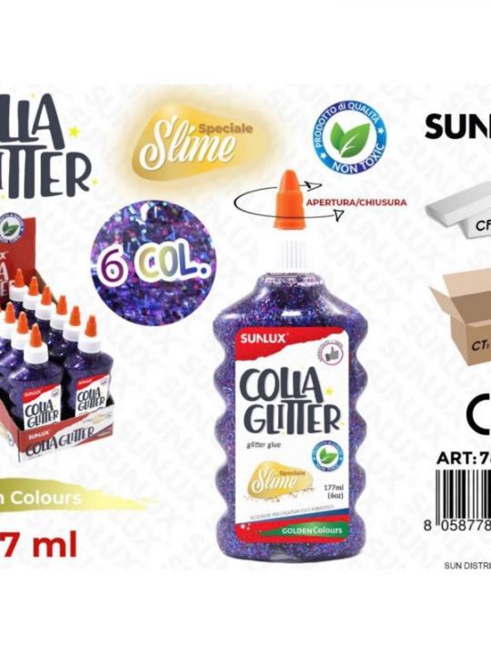 Colla Glitter 6 Col. Ass. 177 Ml