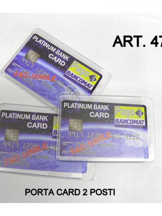 Custodia Porta Card 2Pz