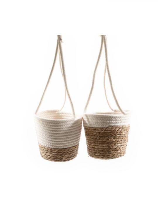 Vaso Da Appendere In Corda H.55