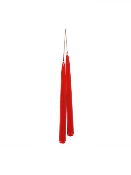 Coppia Stelo Lucid Rosso Cm 25