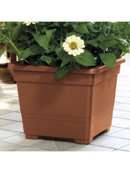 Vaso Quadrato Cm38 Terracotta