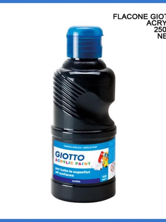 Giotto Acrylic Paint 250Ml Nero