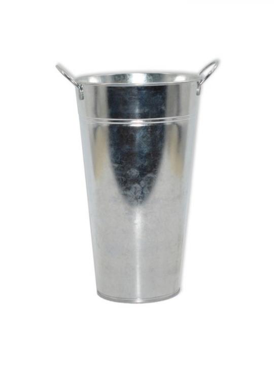 Macetero Metal Tubo Casas Pequeno