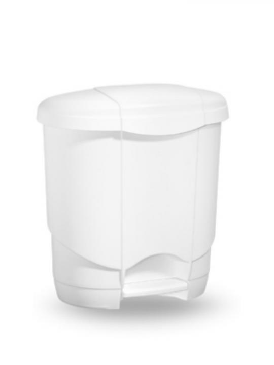 Pattumiera Lolly 6 L Bianco