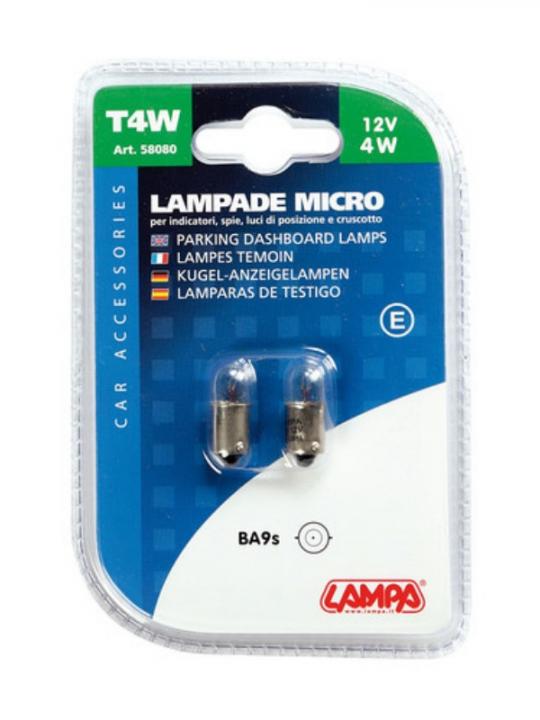 Cp.Lampade Micro 12V 4W Ba9S