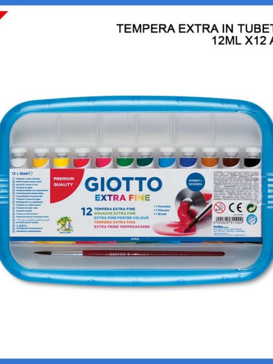 Giotto Tempera 12Ml 12Pz Ass