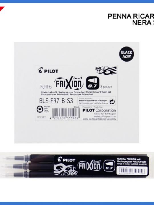 Pilot Ricarica Penna Roller Frixion Nero