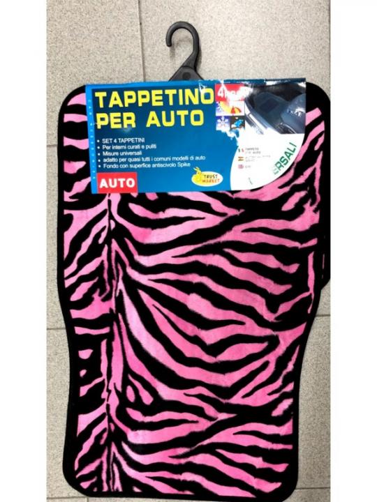 Set 4Pz Tappetini Per Auto Universale Ze