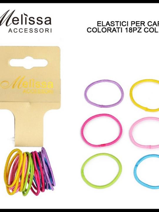 Elastici Per Capelli Color 18Pz
