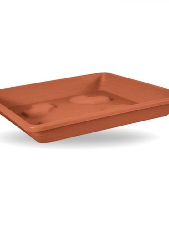 Sottovaso Quadrato 12Cm Terracotta