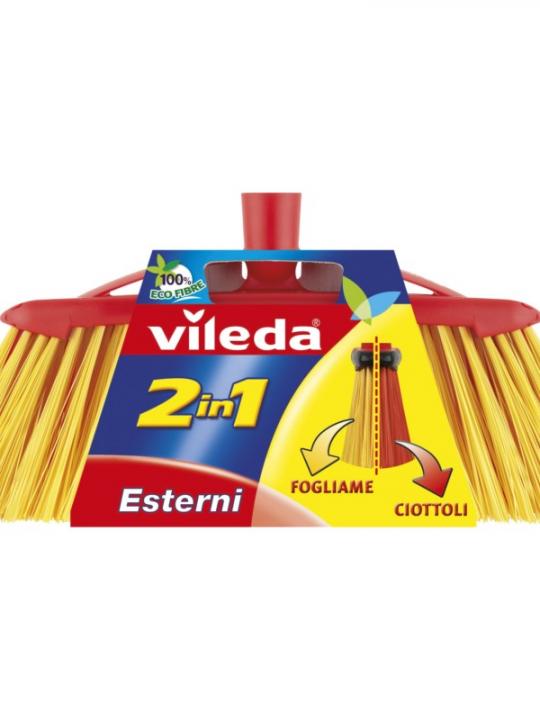 Vileda Scopa Per Esterni 2 In1