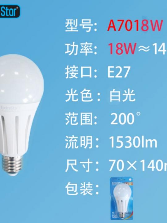 Lampadina Led E27 18W 1450Lm Luce Fredda